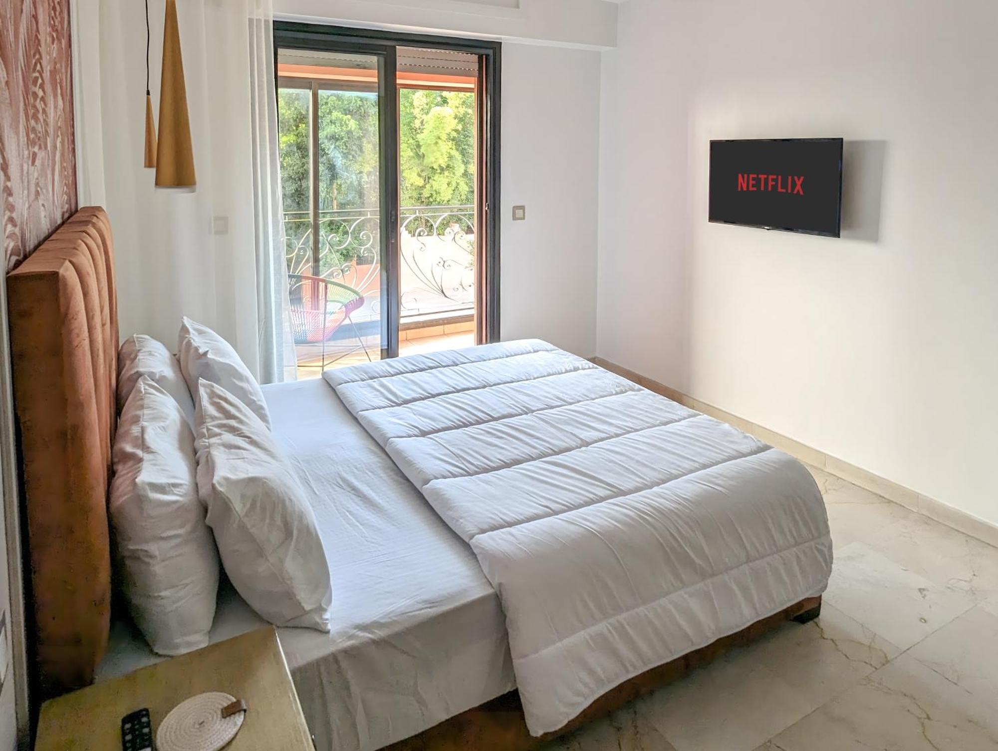 Apartement Panoramic View Majorelle Garden With Pool Marrakesh Exterior foto