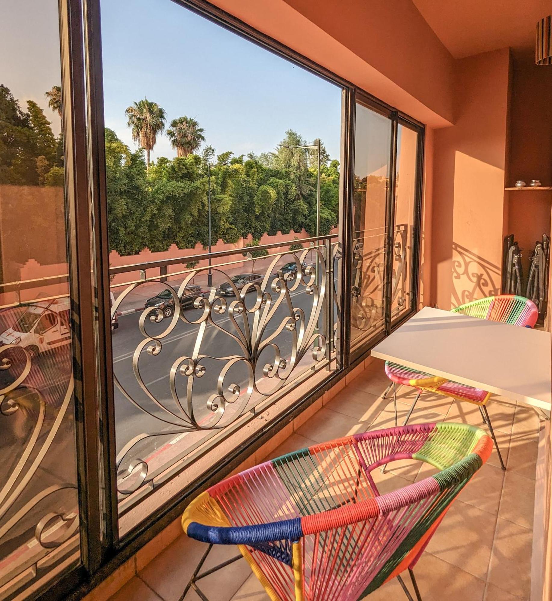 Apartement Panoramic View Majorelle Garden With Pool Marrakesh Exterior foto